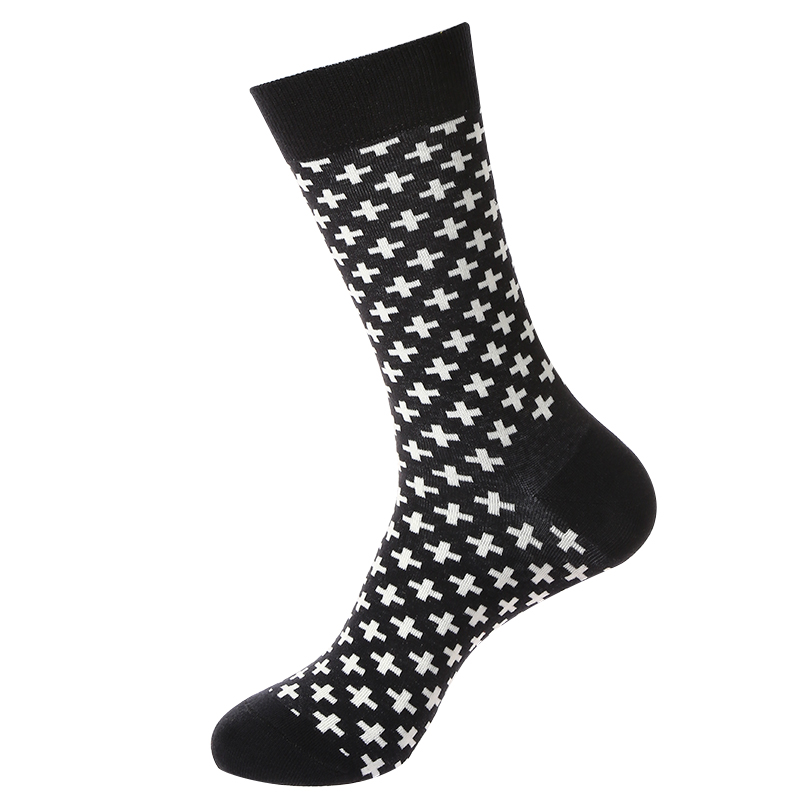Pruhované kockované street fashion ponožky v hip-hopovom štýle