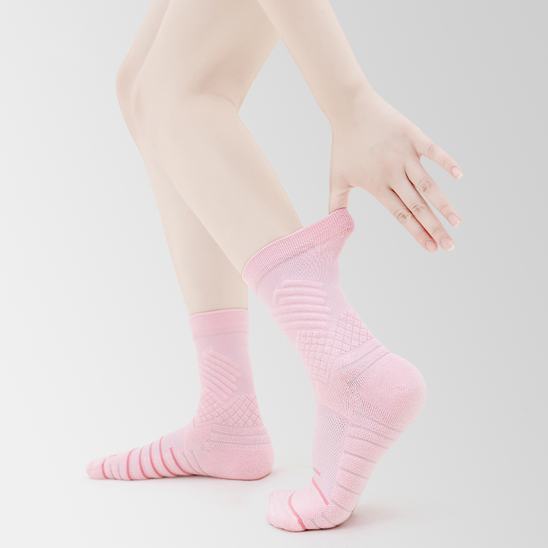 Basketbalové rýchloschnúce froté ponožky