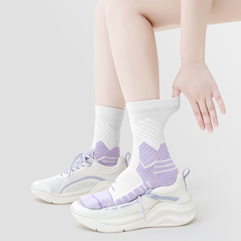 Basketbalové rýchloschnúce froté ponožky