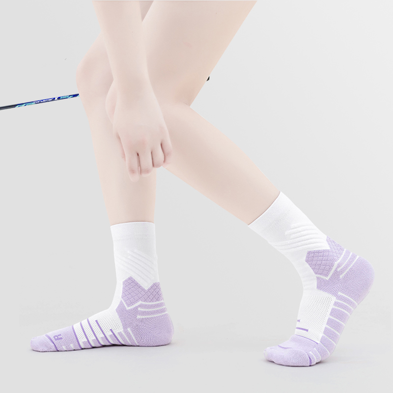 Basketbalové rýchloschnúce froté ponožky